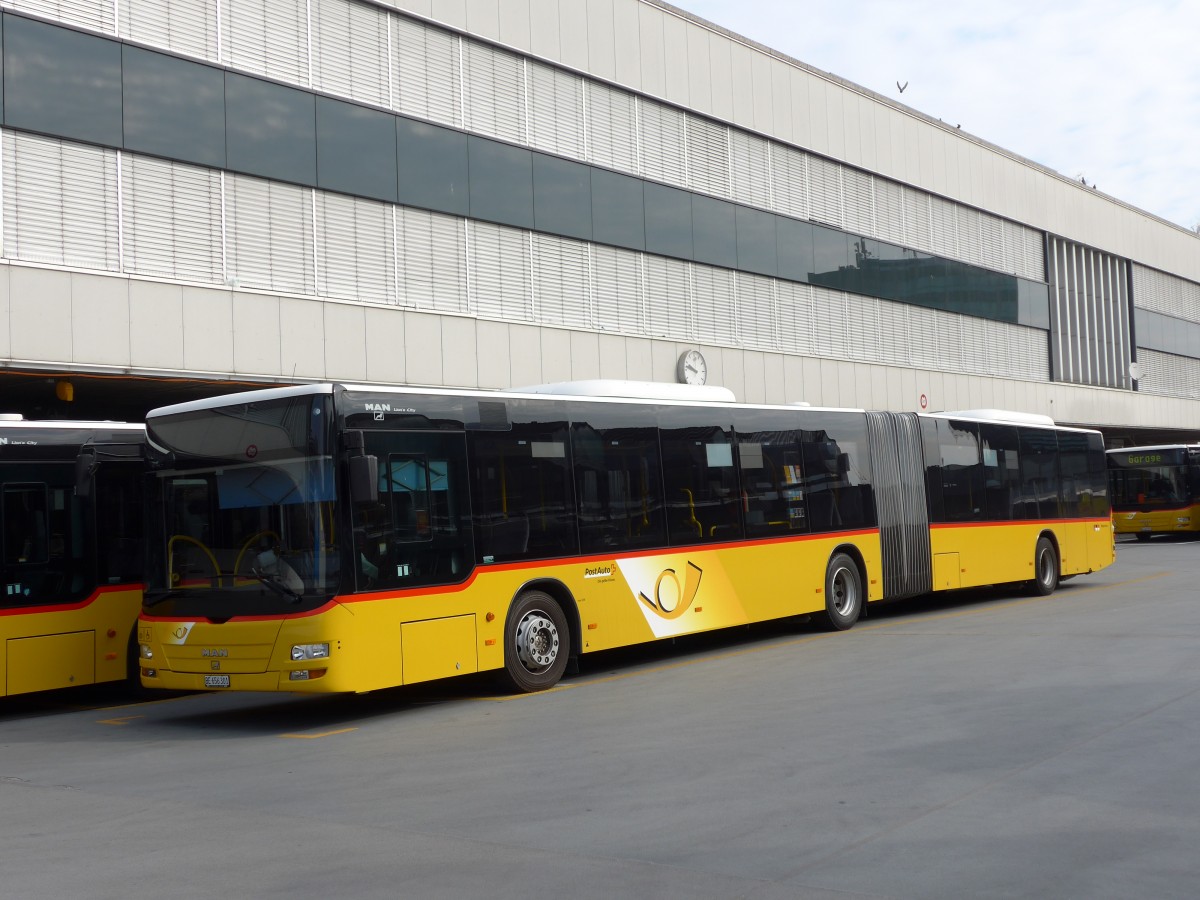 (149'619) - PostAuto Bern - Nr. 664/BE 656'301 - MAN am 13. April 2014 in Bern, Postautostation