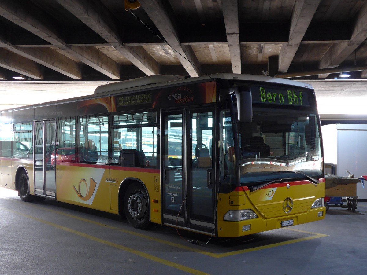 (149'622) - PostAuto Bern - Nr. 532/BE 744'532 - Mercedes (ex BE 610'544; ex BE 614'044) am 13. April 2014 in Bern, Postautostation