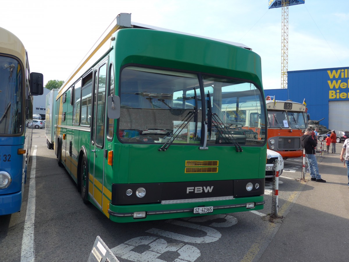 (149'745) - Aus der Schweiz: Rllin, Hirzel - SZ 42'365 - FBW (ex ABM Meinisberg) am 25. April 2014 in Sinsheim, Museum