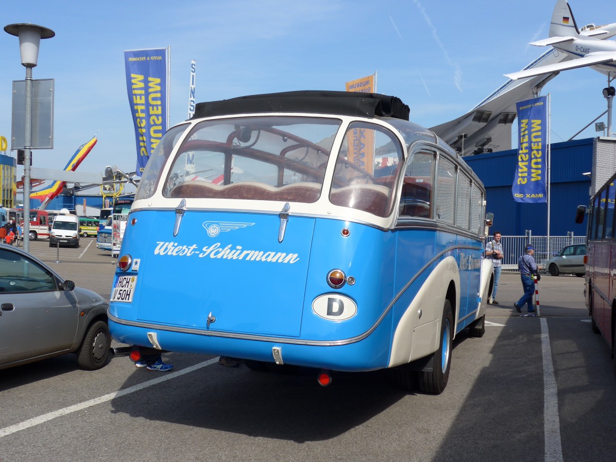 (149'751) - Wiest-Schrmann, Hechingen - HCH-V 50H - Berna/R&J am 25. April 2014 in Sinsheim, Museum