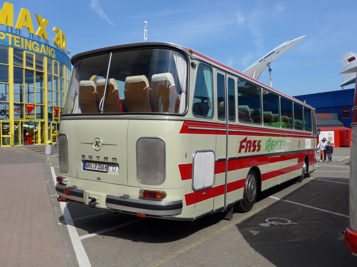 (149'778) - Fass, Wilhelmshaven - Nr. 10/WHV-P 206H - Setra am 25. April 2014 in Sinsheim, Museum