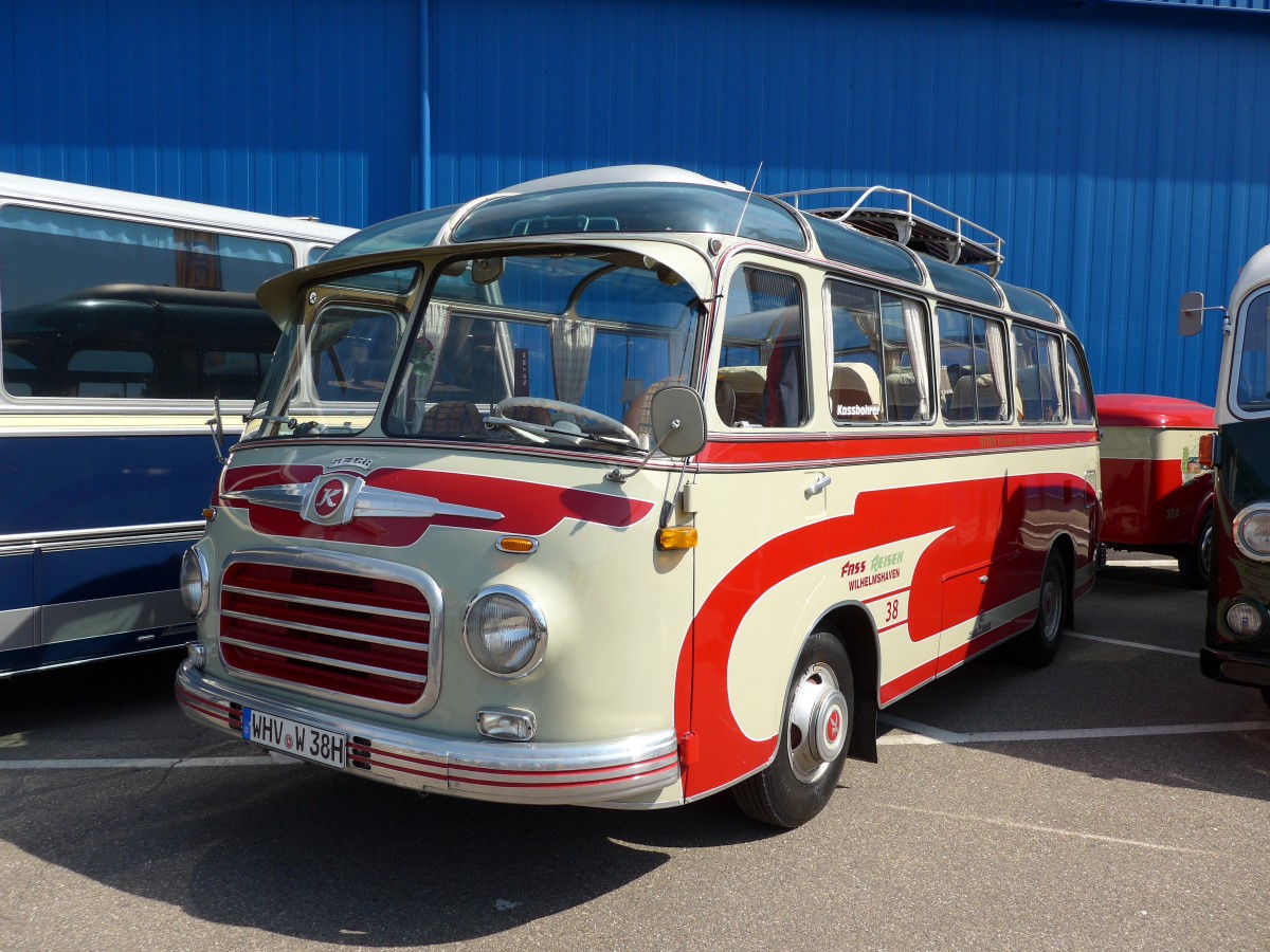 (149'829) - Fass, Wilhelmshaven - Nr. 38/WHV-W 38H - Setra am 25. April 2014 in Sinsheim, Museum