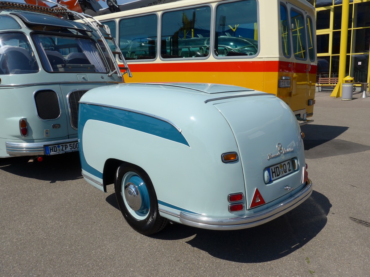 (149'866) - Mrch, Sinsheim - HD-Q 2 - Kssbohrer Gepckanhnger am 25. April 2014 in Sinsheim, Museum