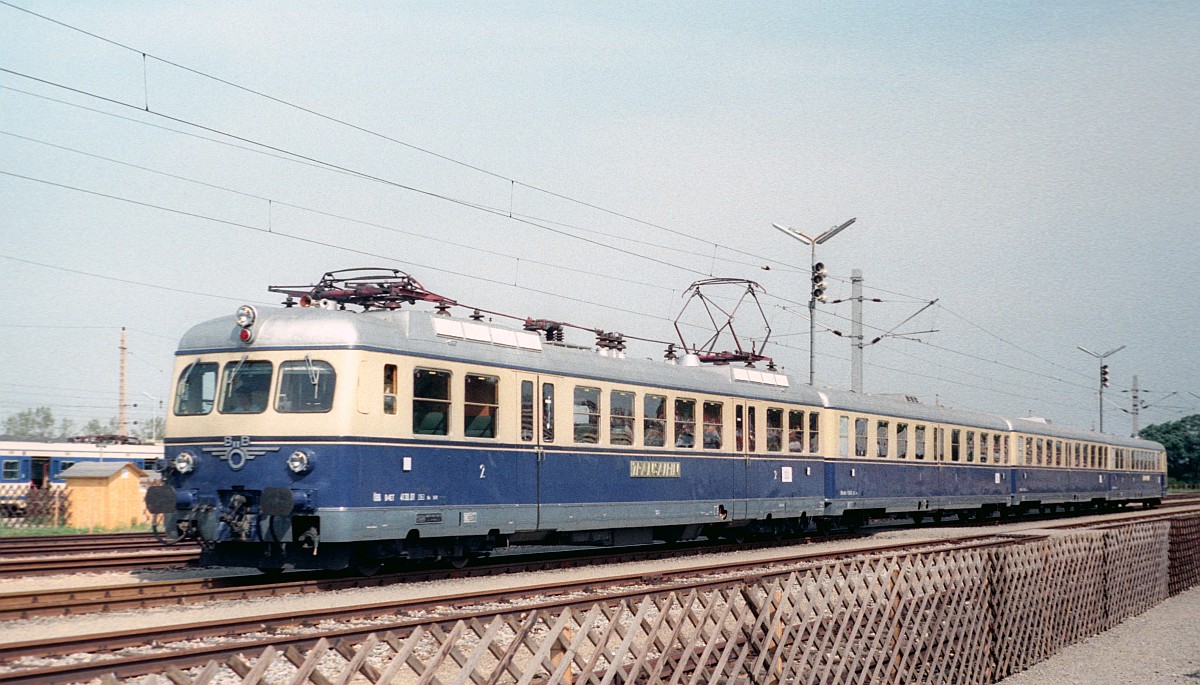 150 Jahre Eisenbahn in Österreich: ÖBB 4130.01 Strasshof 12.09.1987