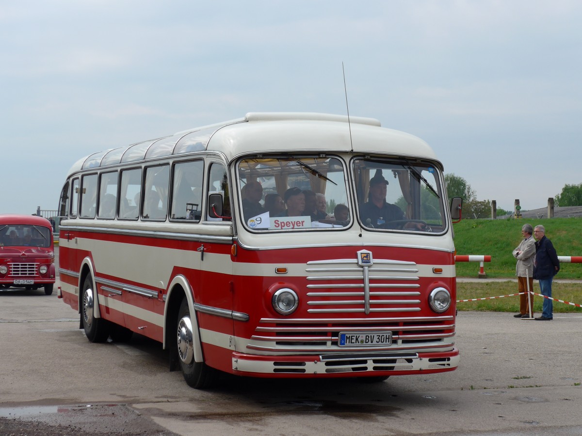 (150'158) - RVE Annaberg-Buchholz - MEK-BV 30H - Bssing am 26. April 2014 in Speyer, Technik-Museum