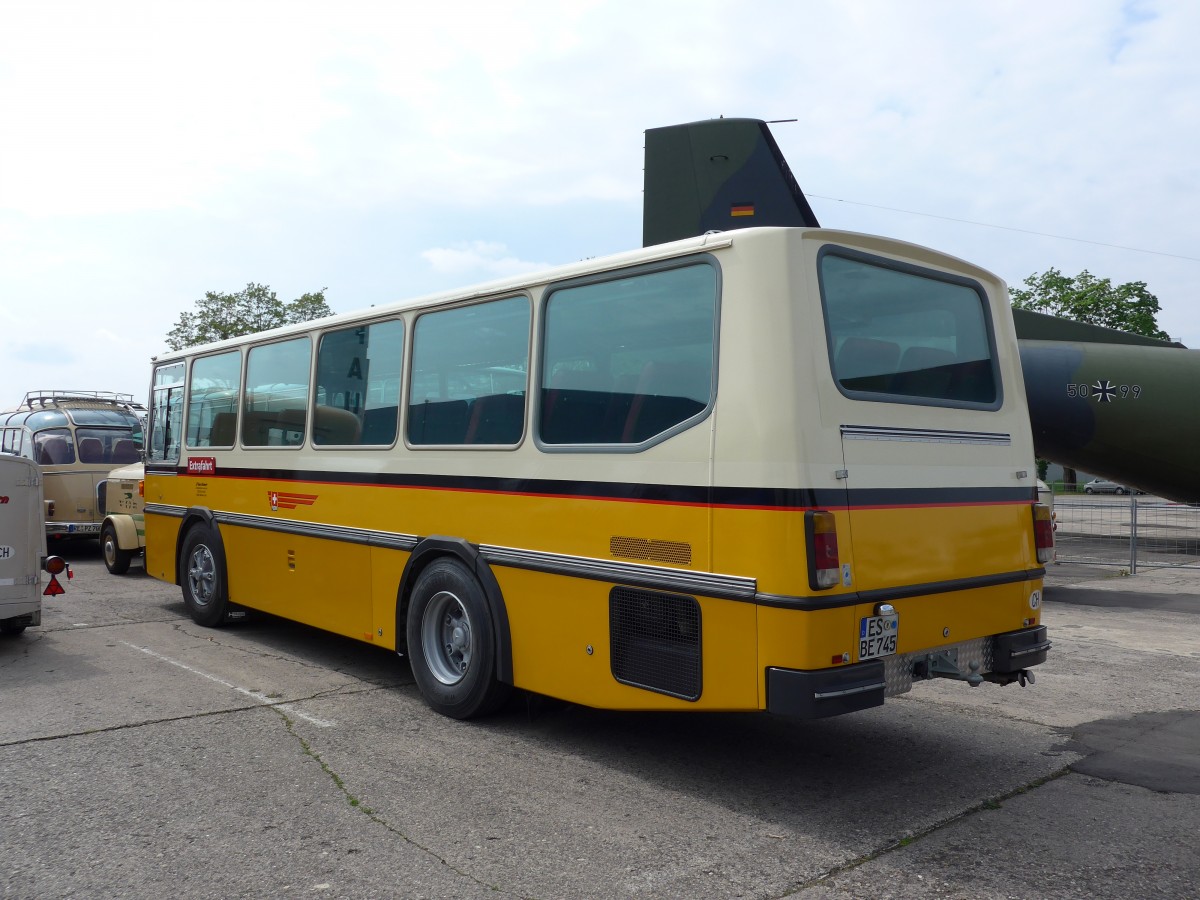 (150'237) - Fischer, Weilheim - ES-BE 745 - FBW/Hess (ex Tiemann, Oetwil Nr. 21; ex Roki, Heimberg; ex P 23'421) am 26. April 2014 in Speyer, Technik-Museum