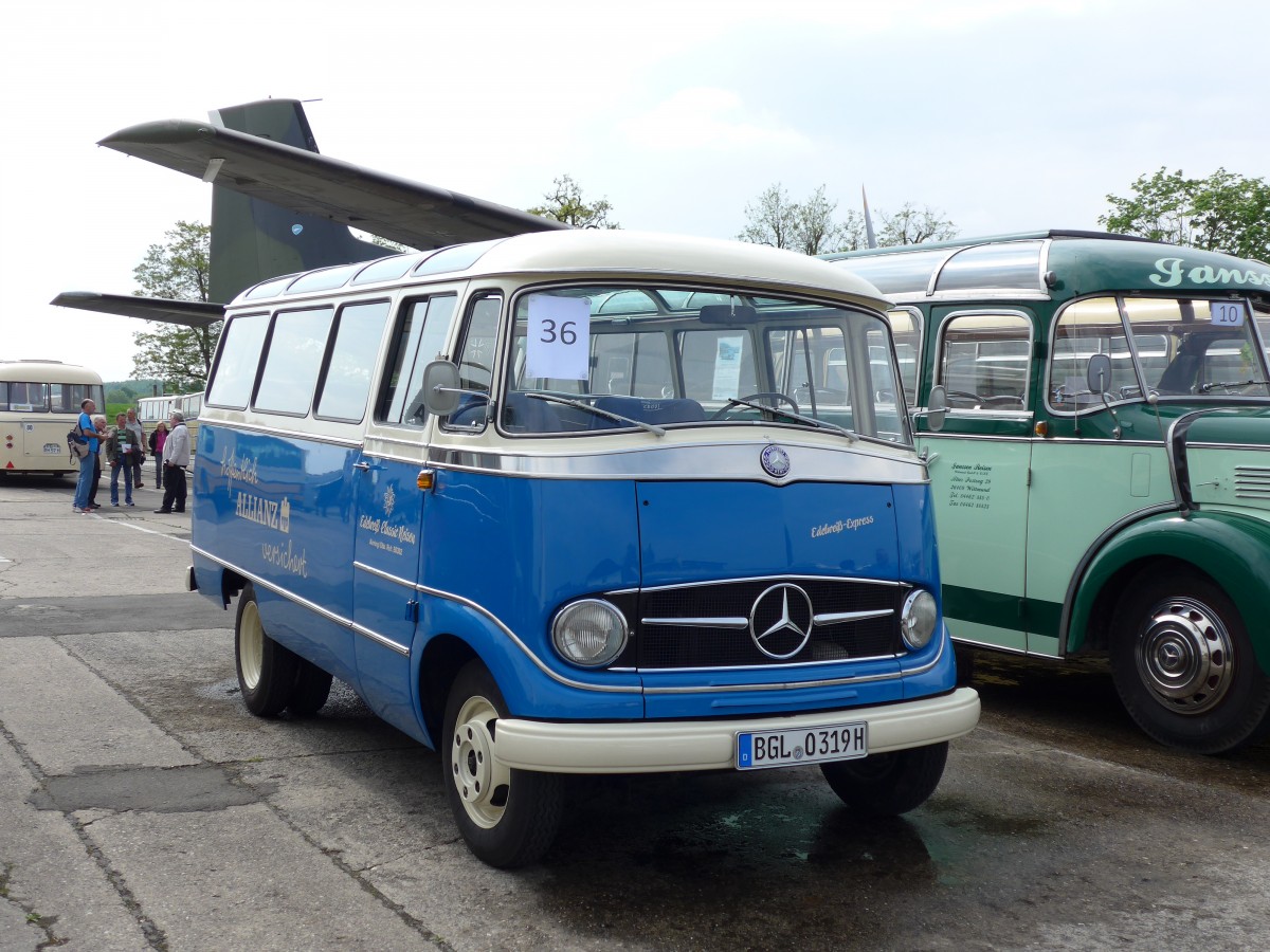 (150'242) - Edelweiss, Ainring - BGL-O 319H - Mercedes am 26. April 2014 in Speyer, Technik-Museum