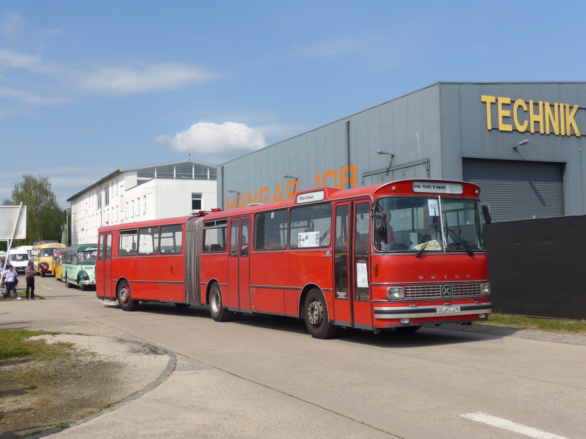 (150'458) - IG Setra, Celle - Nr. 8461/CE-KC 275 - Setra am 26. April 2014 in Speyer, Technik-Museum