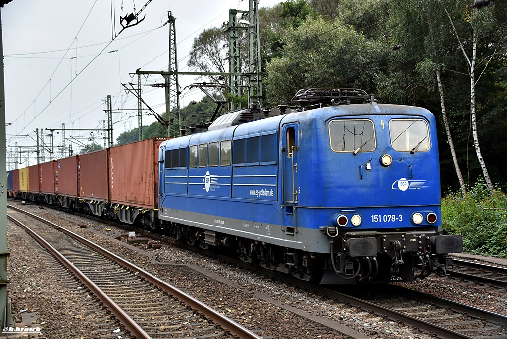 151 078-3,zog einen kastenzug durch hh-harburg,16.09.16