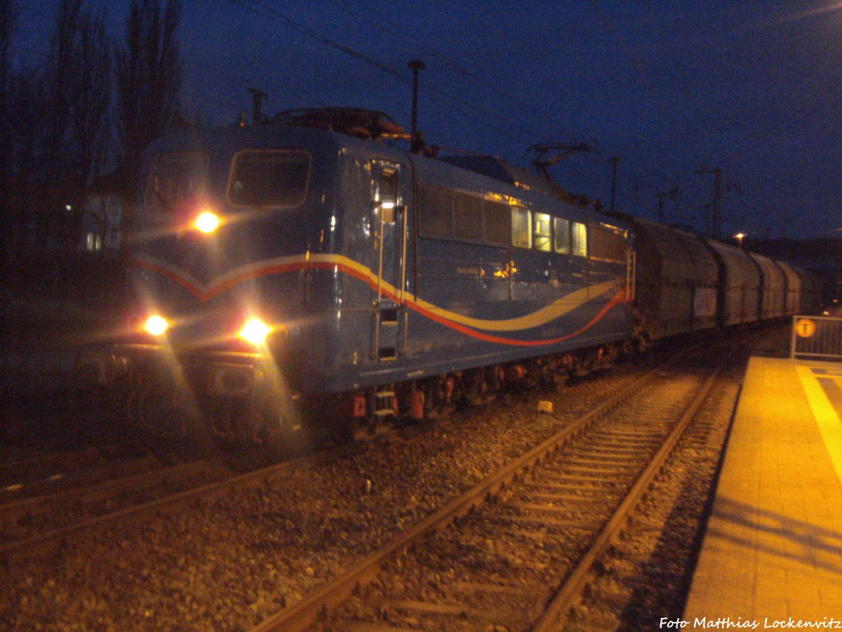 151 170-8 der SRI (D-EGP) im Bahnhof Bergen auf Rügen am 19.3.14