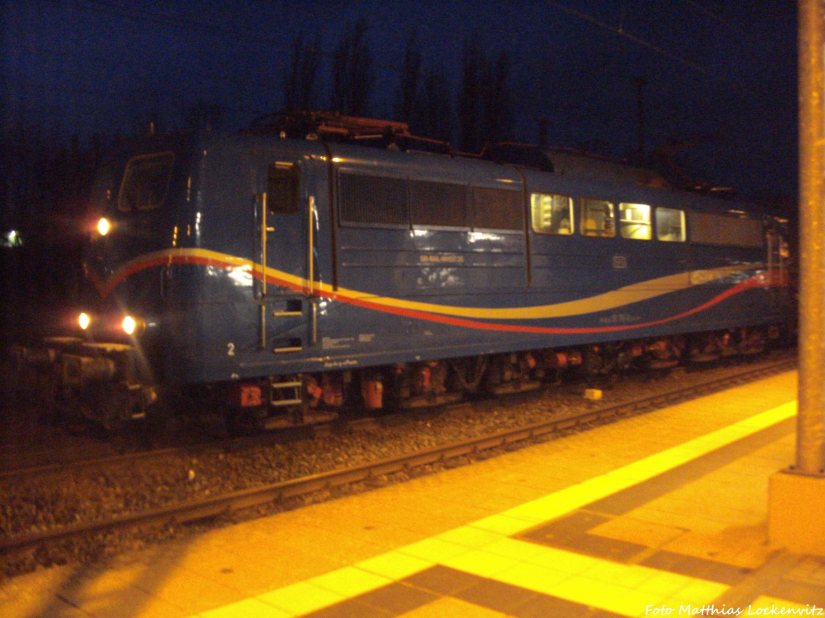 151 170-8 der SRI (D-EGP) im Bahnhof Bergen auf Rügen am 19.3.14