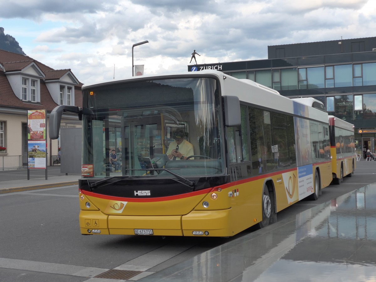 (151'984) - Klopfstein, Laupen - Nr. 10/BE 673'731 - Hess am 28. Juni 2014 beim Bahnhof Interlaken Ost