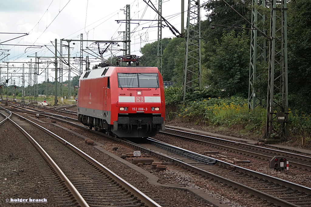 152 006-3 ist lz am 11.09.13 durch hh-harburg gefahren