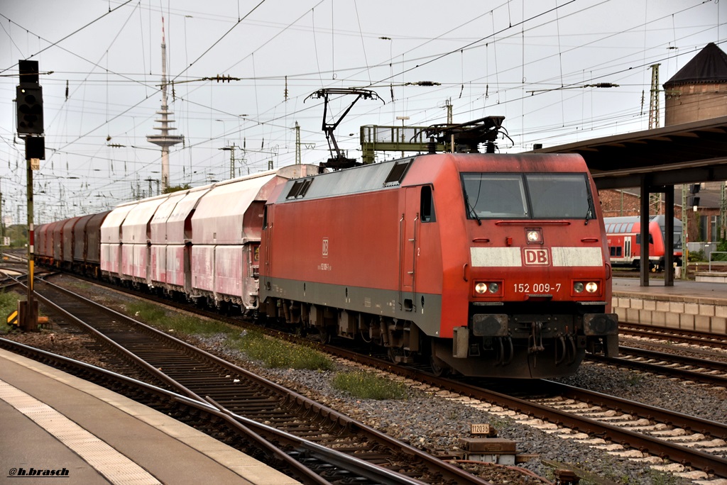 152 009-7 ist mit einen kalkzug durch bremen gefahren,17.09.17