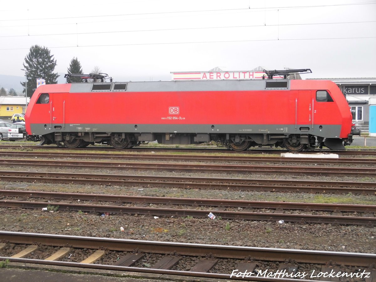 152 054 abgestellt in Gelnhausen am 31.3.16