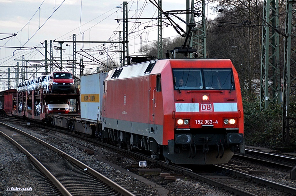 152 063-4 zog einen mischer durch hh-harburg,16.01.15