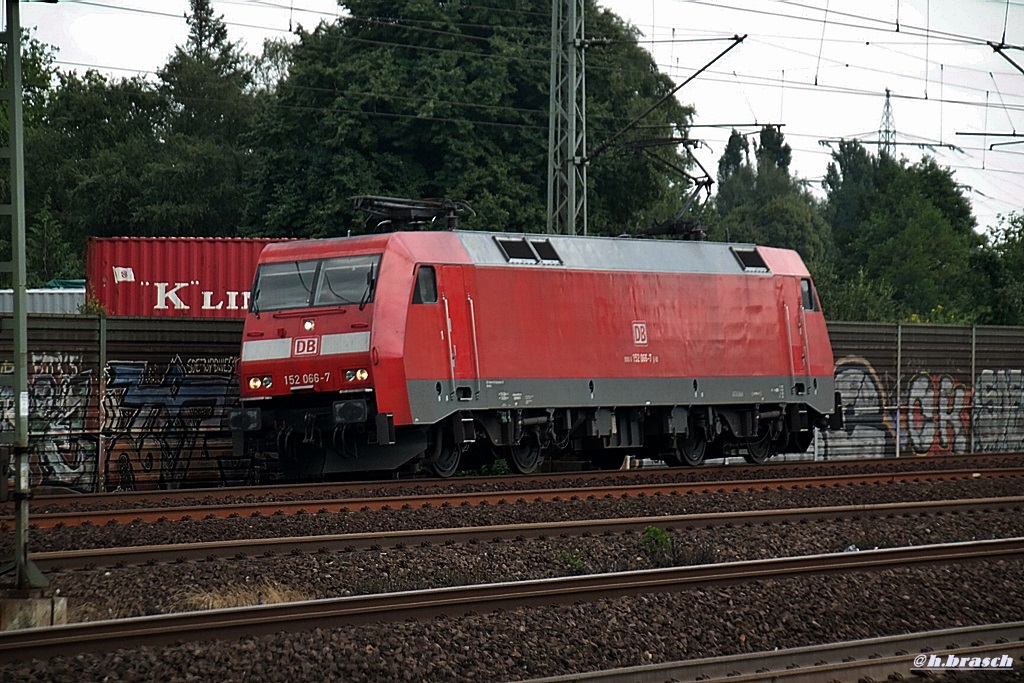 152 066-7 fuhr lz mit hoher geschwindigkeit durch hh-harburg,datum 01.08.14