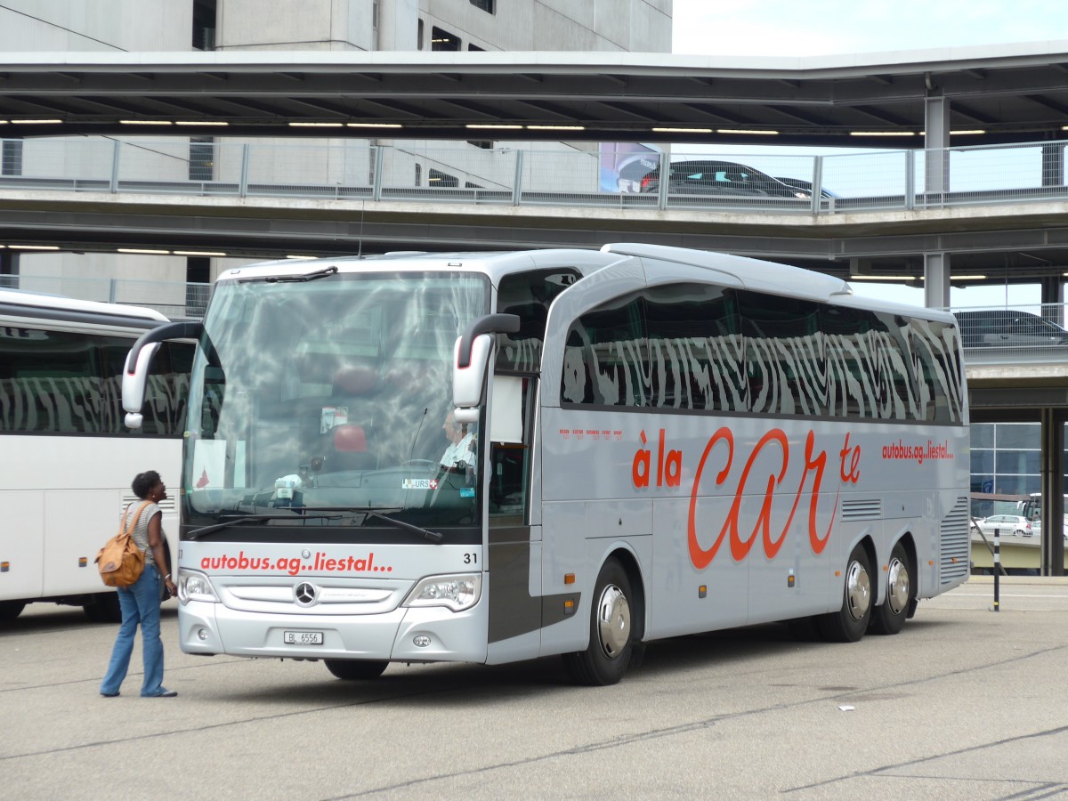 (153'604) - AAGL Liestal - Nr. 31/BL 6556 - Mercedes am 4. August 2014 in Zrich, Flughafen