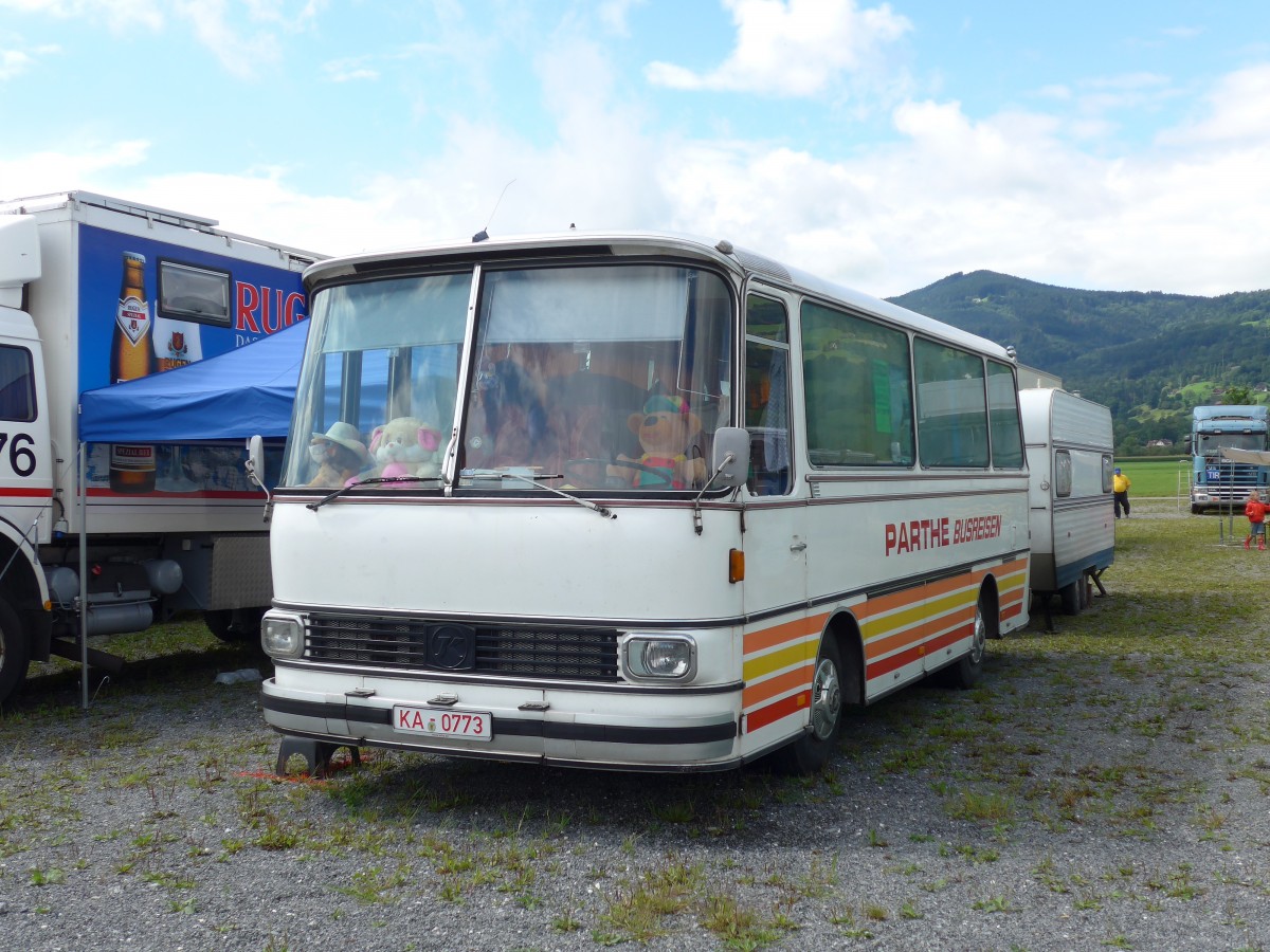 (153'792) - Aus Deutschland: Parthe - KA 0773 - Setra am 16. August 2014 in Altsttten, Allmendplatz