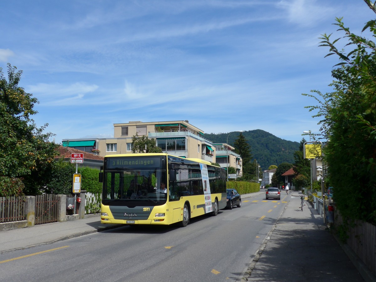 (153'988) - STI Thun - Nr. 152/BE 801'152 - MAN am 17. August 2014 in Thun, Martinstrasse