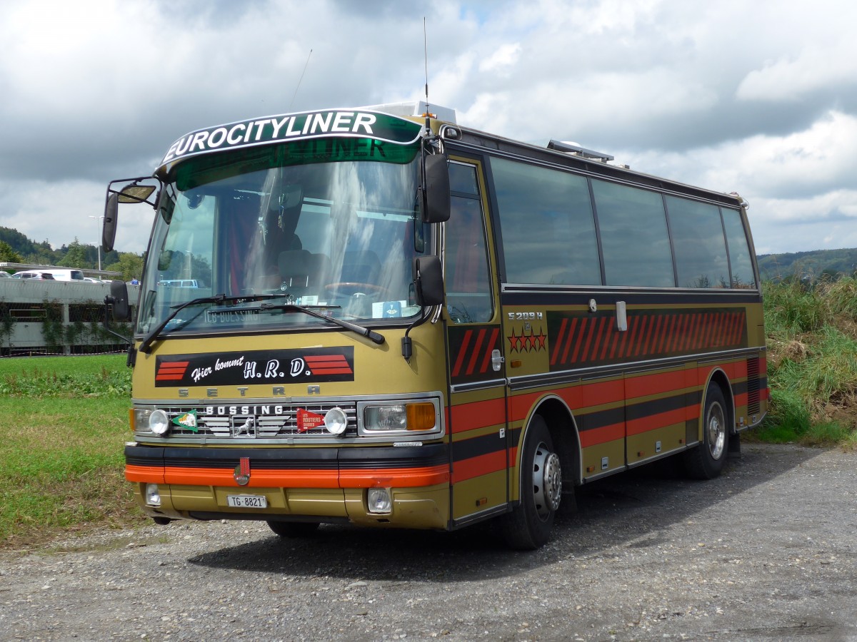 (154'540) - Dasen, Bischofszell - TG 8821 - Setra (ex Reichlin, Goldau) am 30. August 2014 in Oberkirch, CAMPUS Sursee