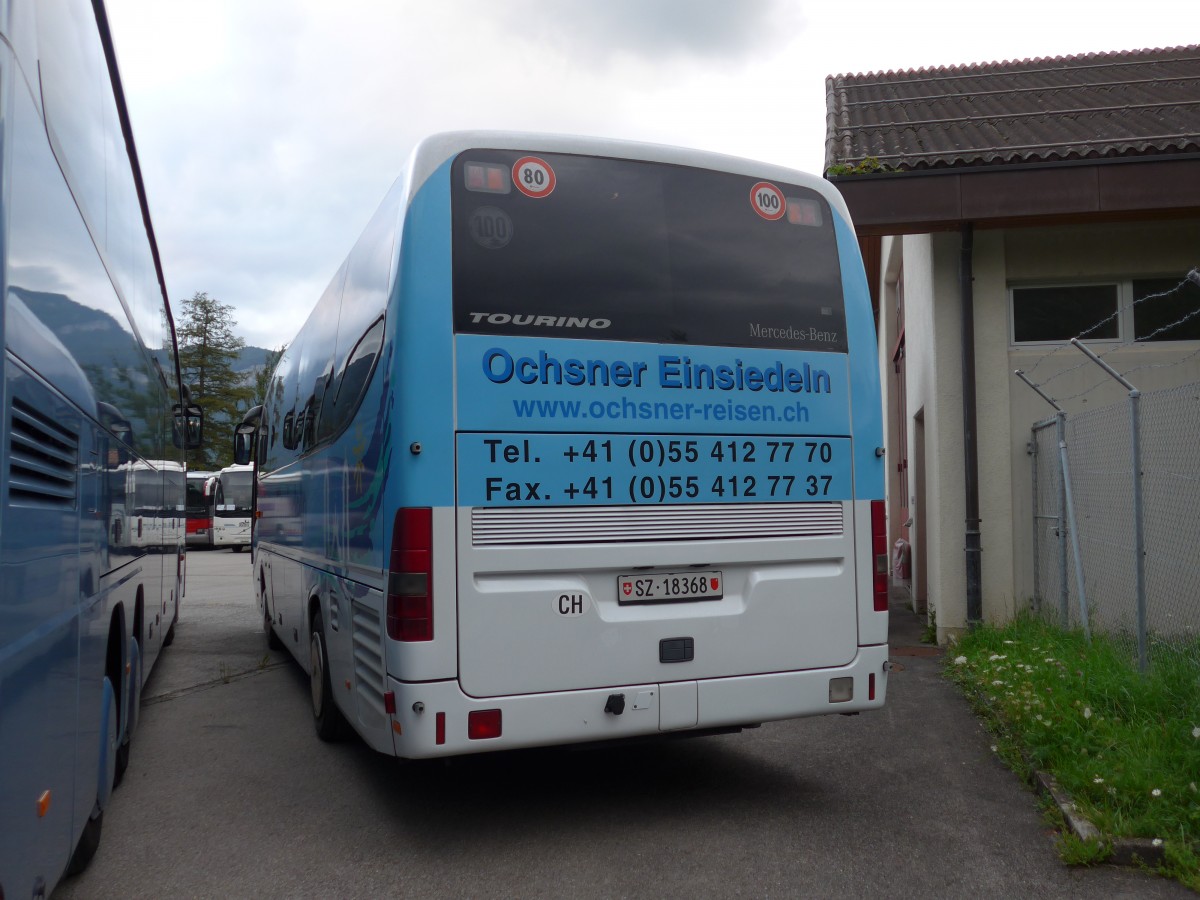 (154'710) - Ochsner, Einsiedeln - SZ 18'368 - Mercedes am 30. August 2014 in Meiringen, Balm