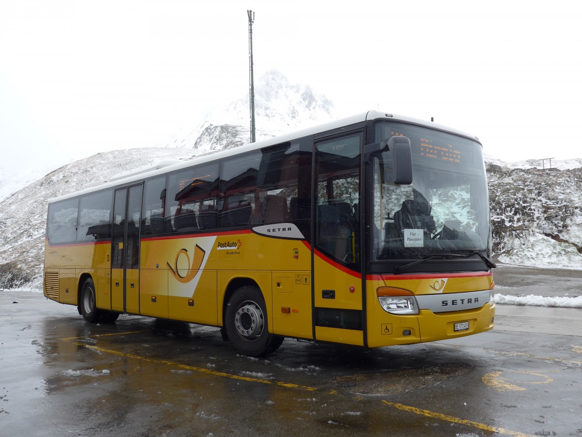 (154'765) - AVG Meiringen - Nr. 73/BE 171'453 - Setra am 1. September 2014 in Nufenen, Passhhe