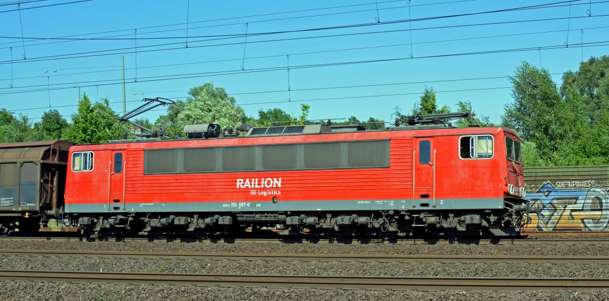155 087-0 am 02.08.2013 in Hamburg Harburg