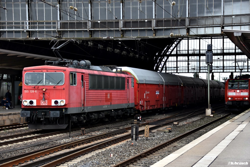 155 126-6 ist mit einen autozug durch bremen gefahren,25.07.17