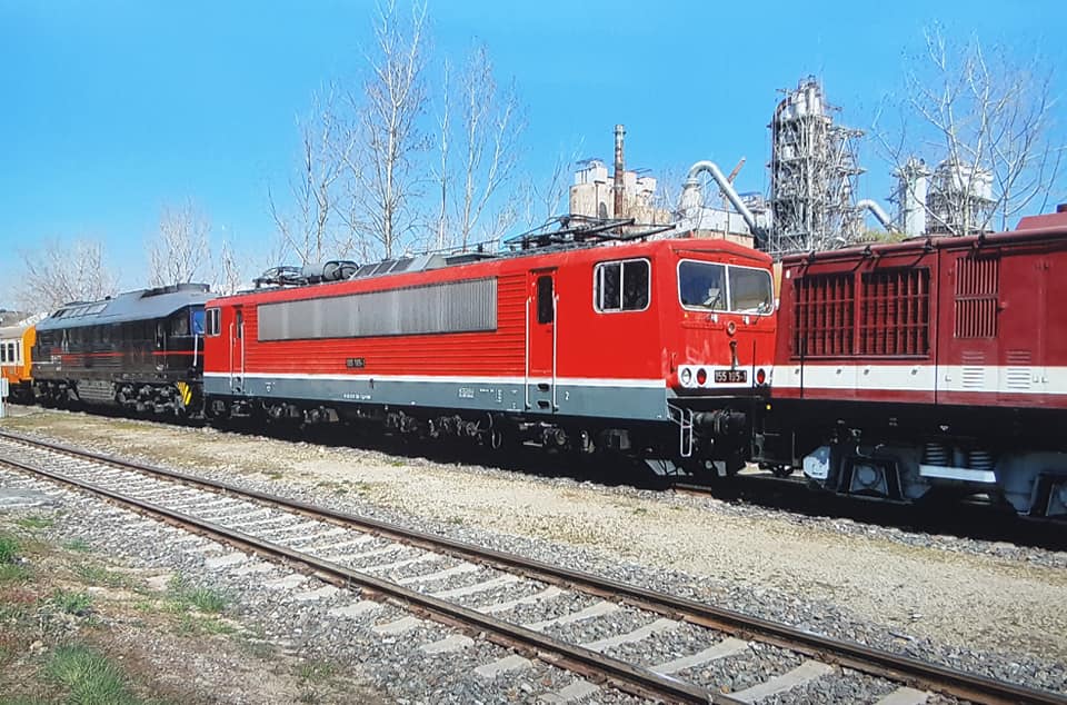 155 195-1 am 28.04.2021 in Karsdorf. (Foto: Bodo Zorn)