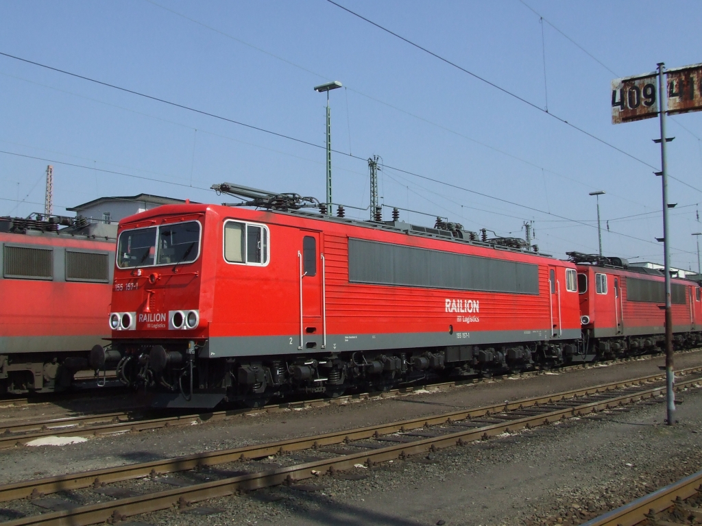 155157 am 27.03.07 in der Servicestelle Seddin abgestellt