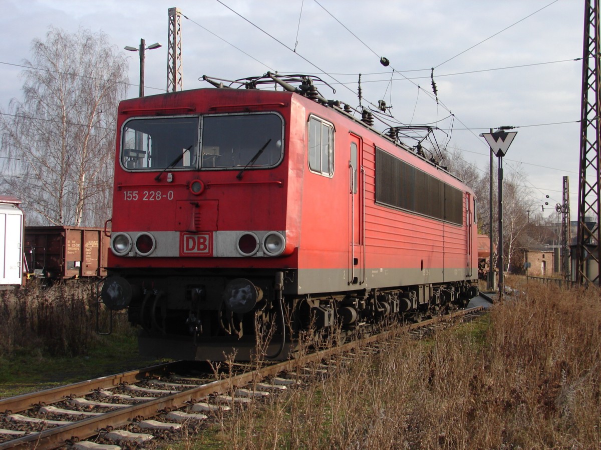 155228 am 04.12.08 abgestellt in der Servicestelle Dresden Friedrichstadt