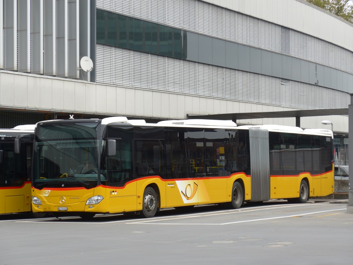 (156'121) - PostAuto Bern - Nr. 633/BE 734'633 - Mercedes am 26. Oktober 2014 in Bern, Postautostation