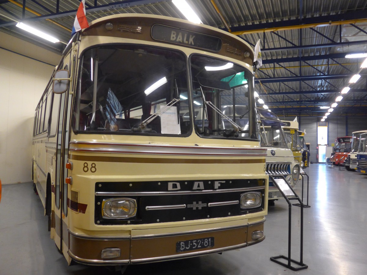 (156'642) - ZWH Balk (NBM) - Nr. 88/BJ-52-81 - DAF/Hainje am 18. November 2014 in Hoogezand, Museum