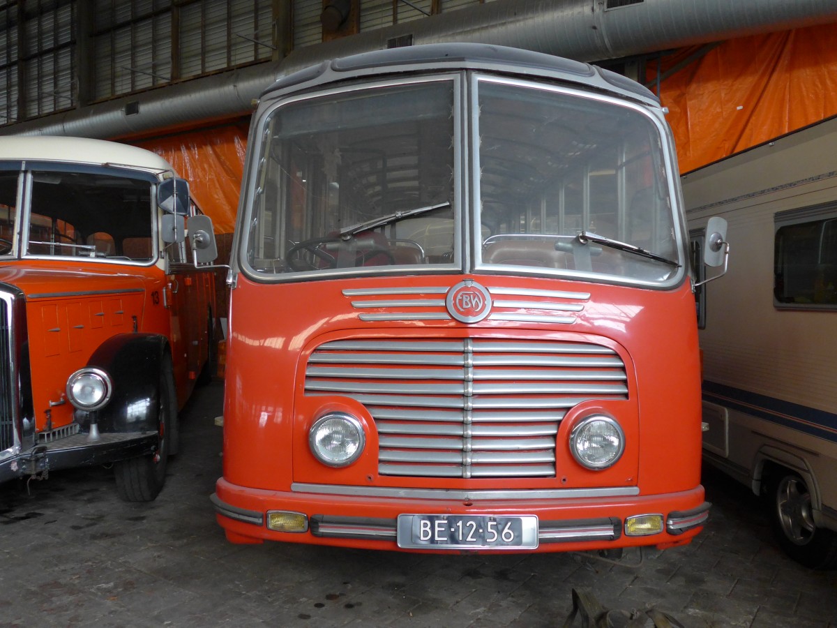 (156'908) - FRAM Drachten - Nr. 17/BE-12-56 - FBW/Gangloff (ex AFA Adelboden Nr. 3) am 20. November 2014 in Drachten, Autobusmuseum