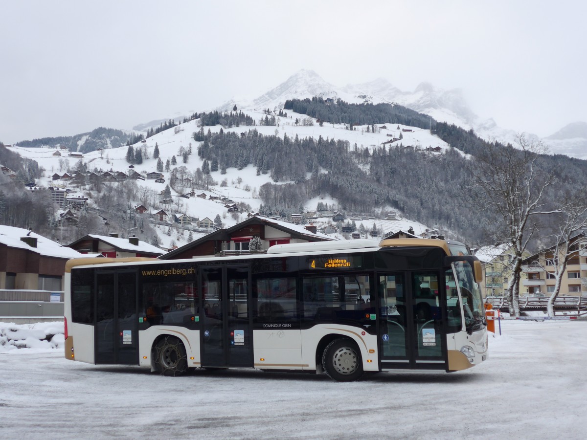 (157'926) - EAB Engelberg - Nr. 4/OW 10'265 - Mercedes am 26. Dezember 2014 in Engelberg, Titlisbahnen