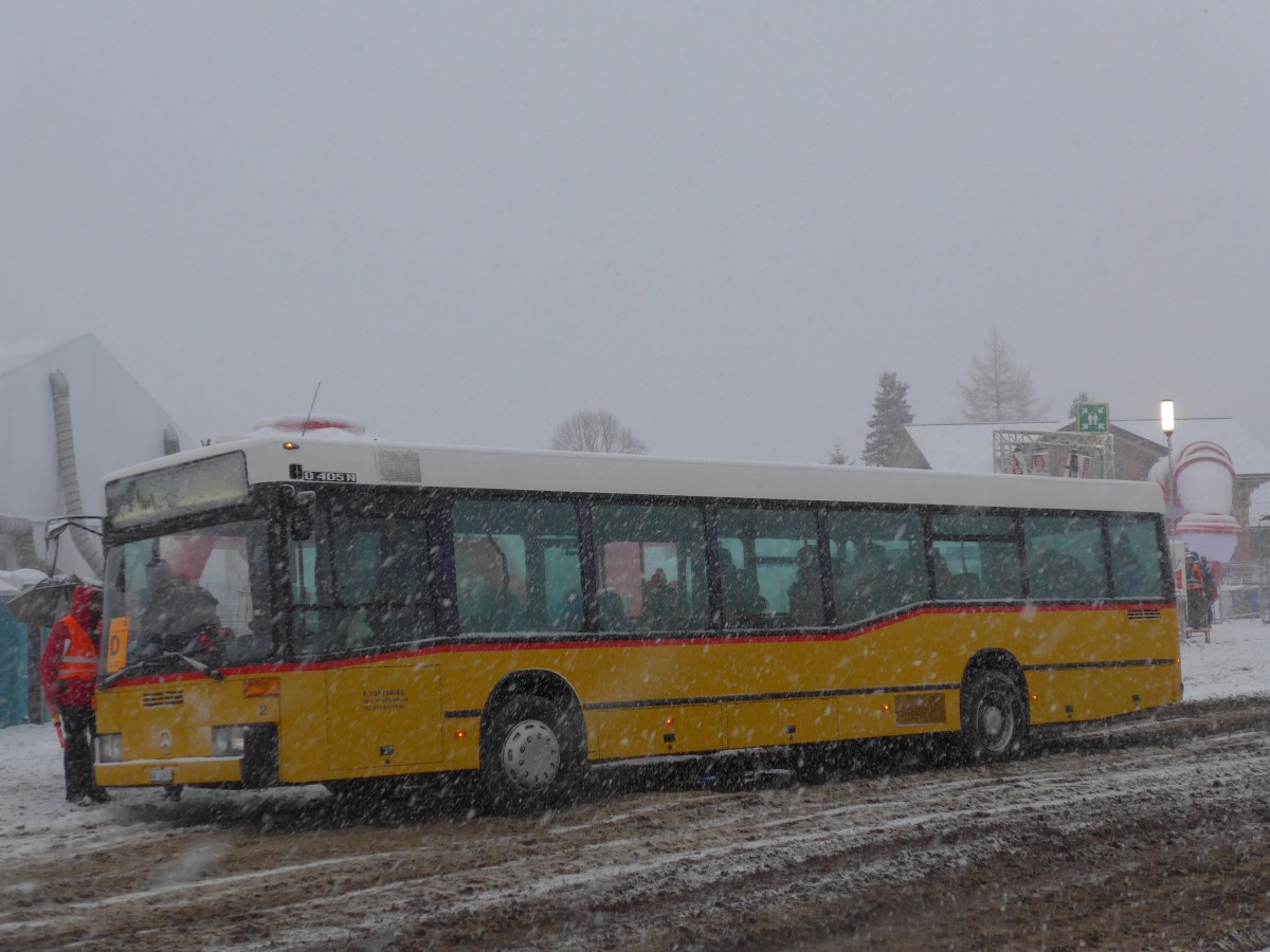 (158'254) - Portenier, Adelboden - Nr. 2/BE 26'853 - Mercedes (ex P 25'198; ex Anthamatten, Saas-Almagell) am 11. Januar 2015 in Adelboden, Weltcup