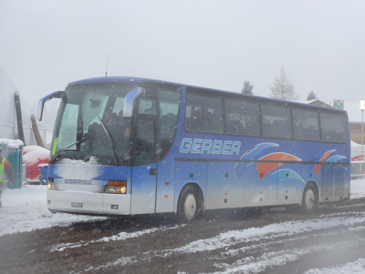 (158'274) - Gerber, Roggwil - Nr. 9/BE 21'517 - Setra am 11. Januar 2015 in Adelboden, Weltcup