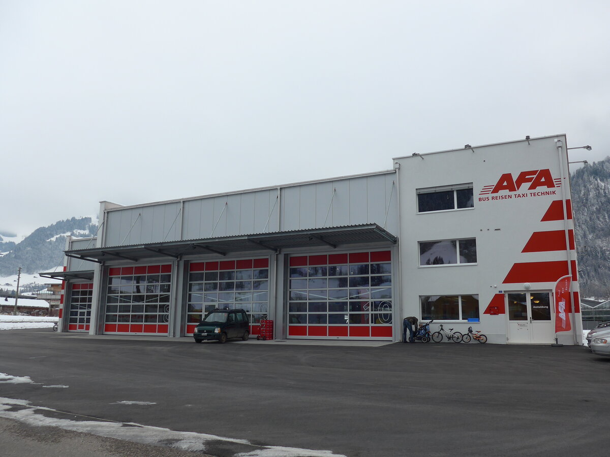 (158'475) - Neue AFA-Garage am 24. Januar 2015 in Frutigen, Garage