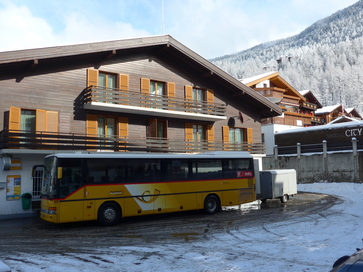 (158'781) - Zerzuben, Visp-Eyholz - Nr. 60/VS 18'725 - Setra am 15. Februar 2015 in Grchen, Post