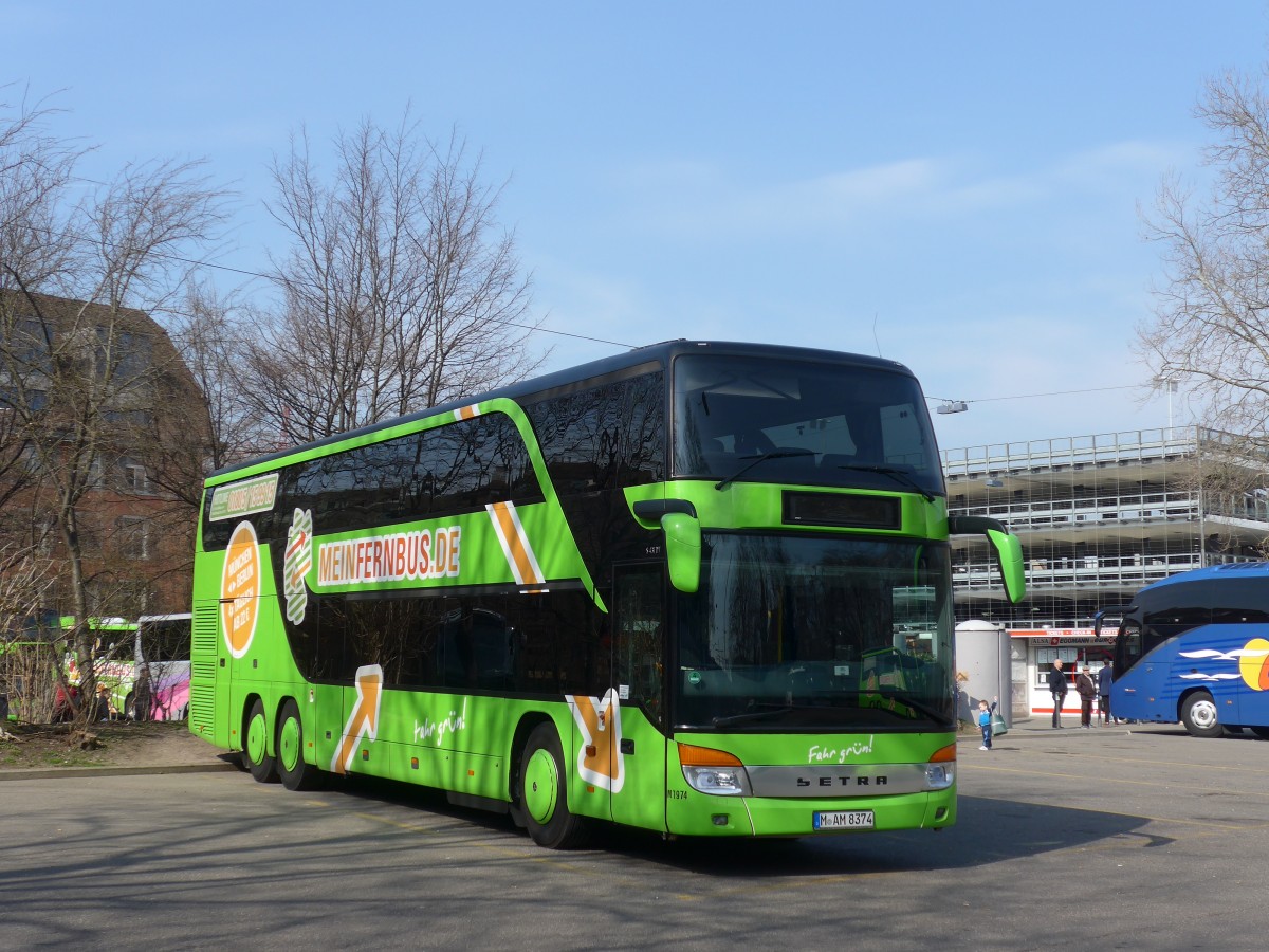 (159'352) - Aus Deutschland: Albus, Mnchen - Nr. M7974/M-AM 8374 - Setra am 18. Mrz 2015 in Zrich, Sihlquai