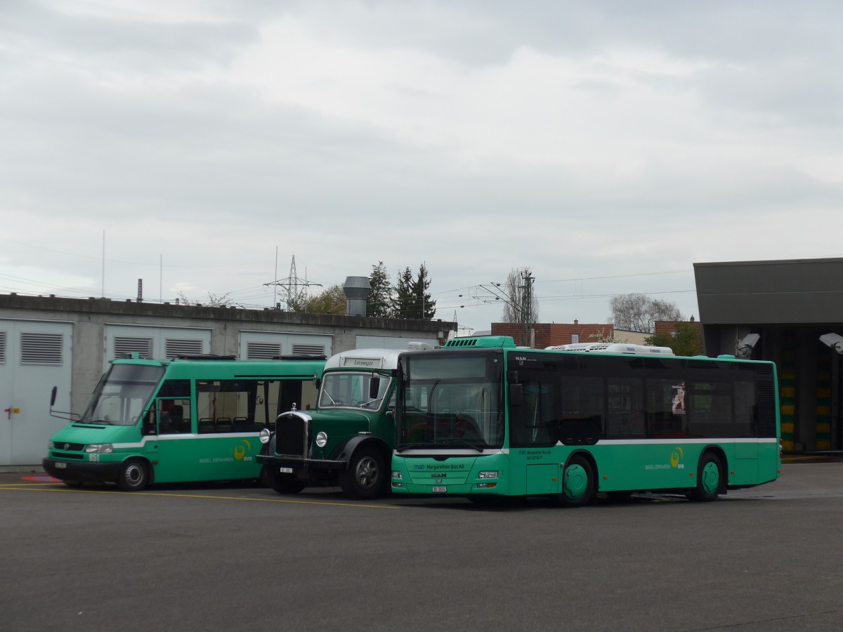 (159'760) - MAB Basel - Nr. 34/BS 2674 - MAN am 11. April 2015 in Basel, Garage Rankstrasse