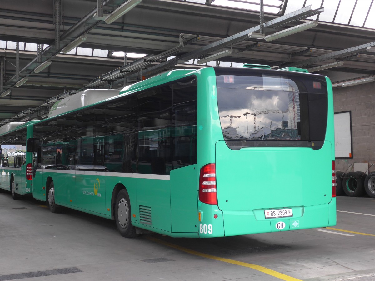 (159'887) - BVB Basel - Nr. 809/BS 2809 - Mercedes am 11. April 2015 in Basel, Garage Rankstrasse