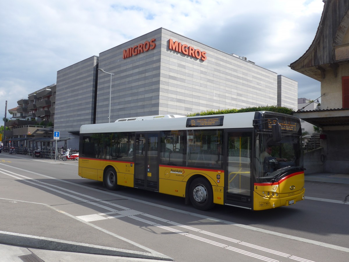 (161'444) - Lengacher, Wichtrach - Nr. 4/BE 26'963 - Solaris am 30. Mai 2015 beim Bahnhof Mnsingen