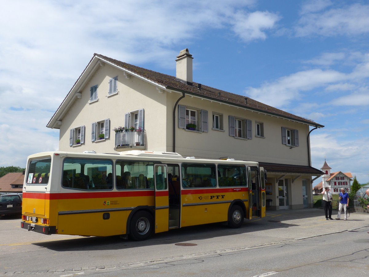 (161'462) - Bernair, Mnsingen - BE 651'182 - Saurer/Tscher (ex Schebath, Lauerz; ex Albin, Fllanden; ex Heim, Flums) am 30. Mai 2015 in Detligen, Post