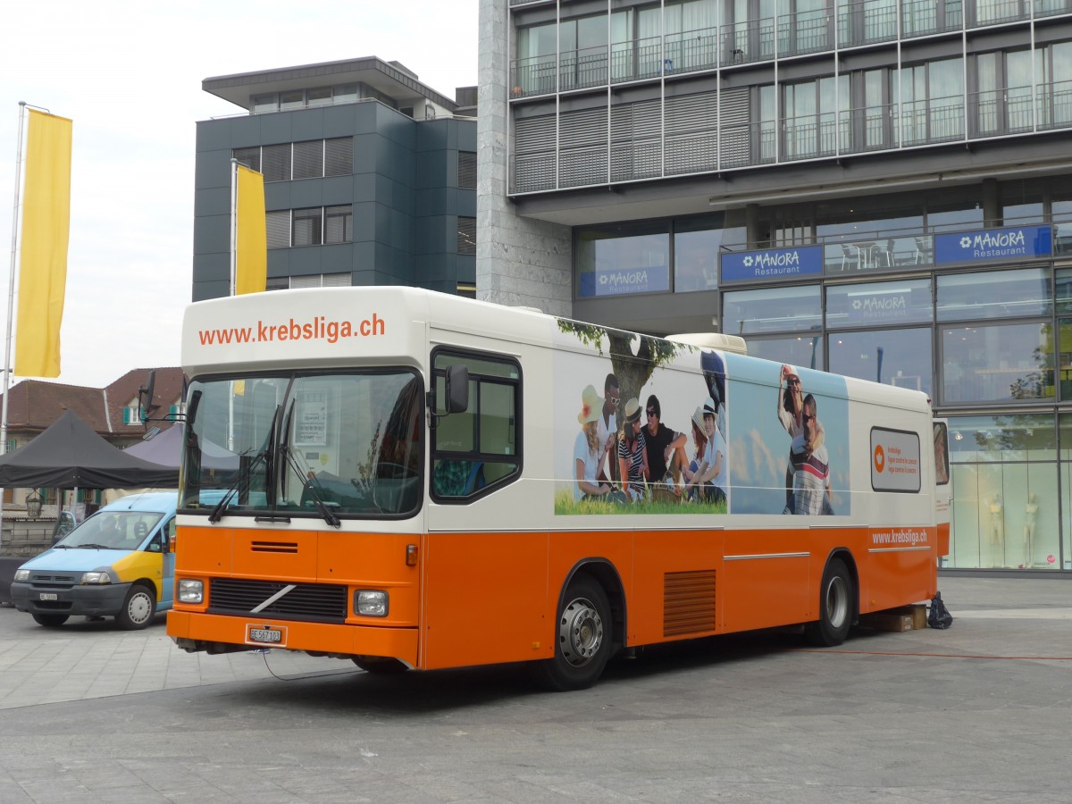 (162'026) - Krebsliga, Bern - BE 567'103 - Volvo/Hess (ex Ligue tuberculose, Neuchtel) am 11. Juni 2015 in Thun, Aarefeldplatz