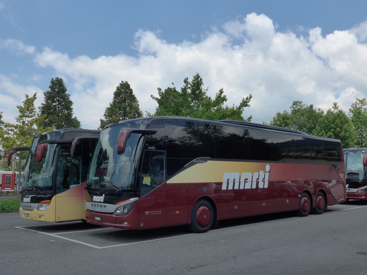 (162'175) - Marti, Kallnach - Nr. 22/BE 572'222 - Setra am 17. Juni 2015 in Thun, Seestrasse