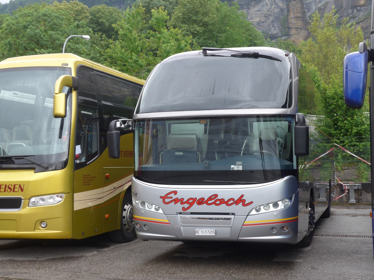 (162'445) - Engeloch, Riggisberg - BE 145'505 - Neoplan am 21. Juni 2015 in Meiringen, Balm