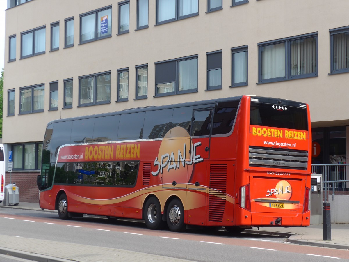 (162'674) - Boosten, Hoensbroek - 56-BBL-6 - Van Hool am 27. Juni 2015 beim Bahnhof Heerlen