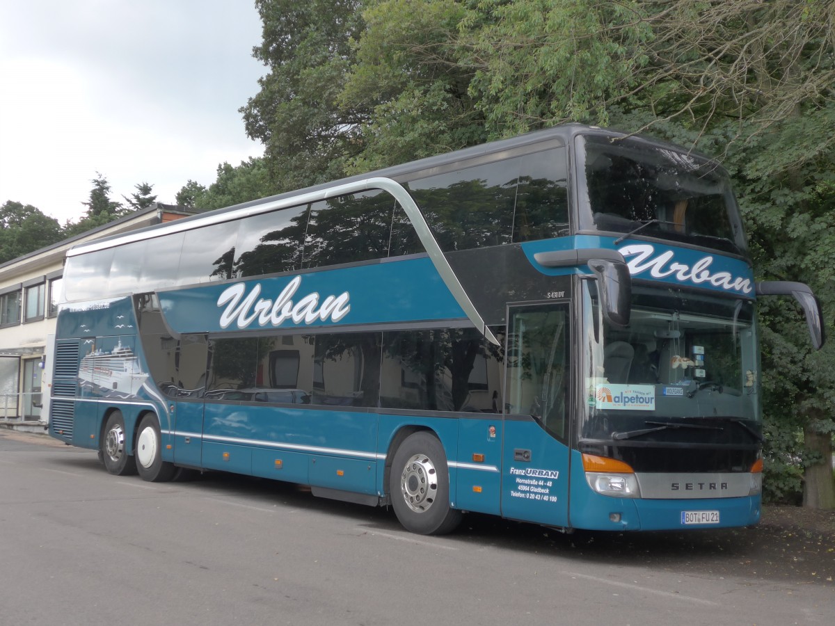 (162'694) - Urban, Gladbeck - BOT-FU 21 - Setra am 27. Juni 2015 in Bad Camberg, Raststtte